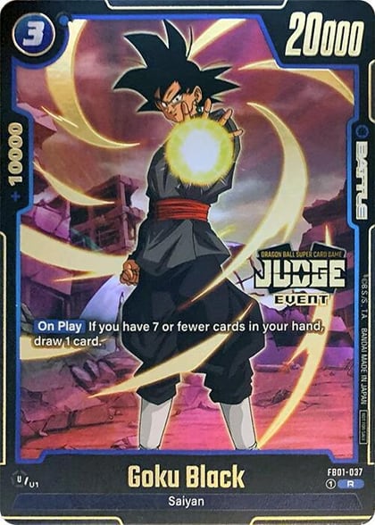 Goku Black - FB01-037 (Judge Pack (Event Judge) 01), Tournament and Championship Promos FB01-037