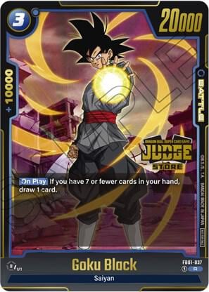 Goku Black - FB01-037 (Judge Pack (Store Judge) 01), Tournament and Championship Promos FB01-037