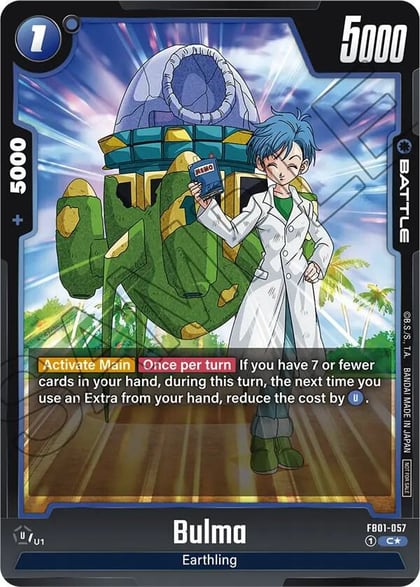 Bulma (Tournament Pack 01), Tournament and Championship Promos FB01-057