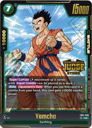 Yamcha (Judge Pack (Store Judge) 01), Tournament and Championship Promos FB01-098