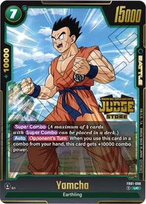 Yamcha (Judge Pack (Store Judge) 01), Tournament and Championship Promos FB01-098