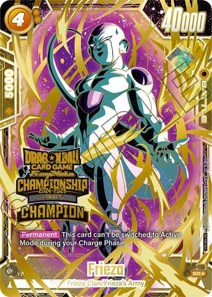 Frieza - FB01-129 (Championship 2024-2025 Finals Champion), Tournament and Championship Promos FB01-129