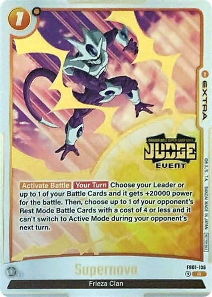 Supernova (Judge Pack (Event Judge) 01), Tournament and Championship Promos FB01-136
