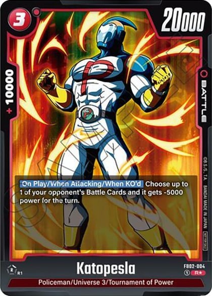 Katopesla - FB02-004 (Tournament Pack 02), Tournament and Championship Promos FB02-004