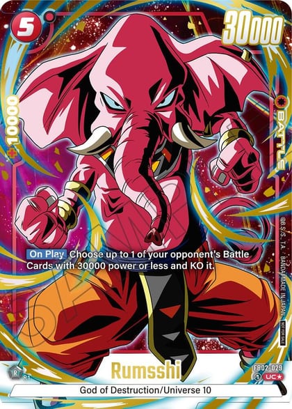 Rumsshi (Alternate Art) (Limited Pack 01), Tournament and Championship Promos FB02-029