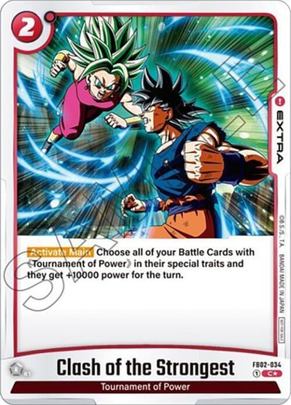 Clash of the Strongest - FB02-034 (Tournament Pack 02), Tournament and Championship Promos FB02-034