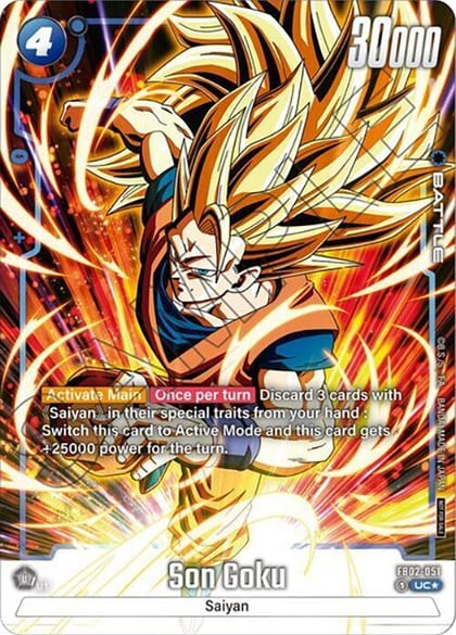 Son Goku - FB02-051 (Tournament Pack -Winner- 02), Tournament and Championship Promos FB02-051