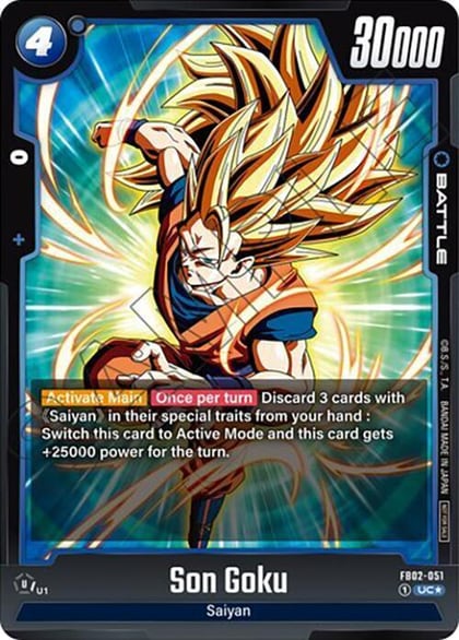 Son Goku - FB02-051 (Tournament Pack 02), Tournament and Championship Promos FB02-051