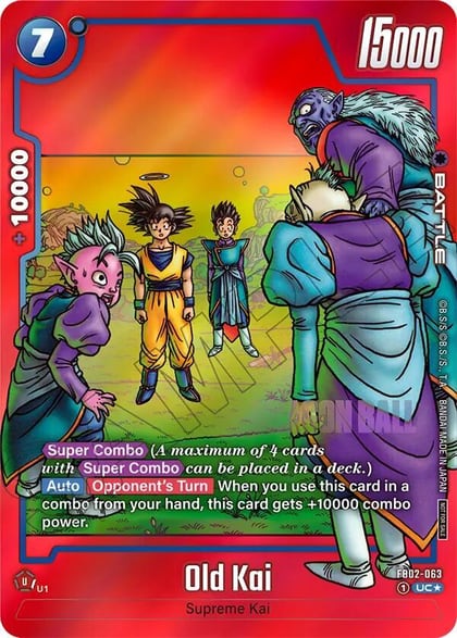 Old Kai (Limited Pack MANGA Version 01), Tournament and Championship Promos FB02-063