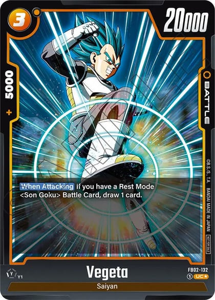 Vegeta - FB02-132 (Championship Pack 01), Tournament and Championship Promos FB02-132