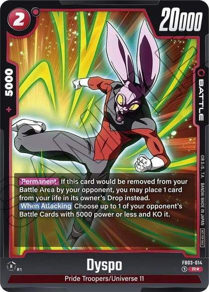 Dyspo (Tournament Pack 03), Tournament and Championship Promos FB03-014