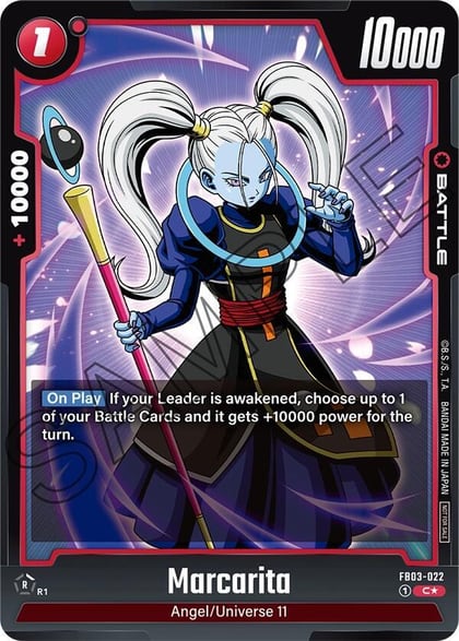 Marcarita (Tournament Pack 04), Tournament and Championship Promos FB03-022