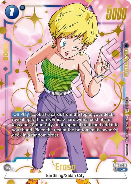 Erasa (Championship Pack 03), Tournament and Championship Promos FB03-028