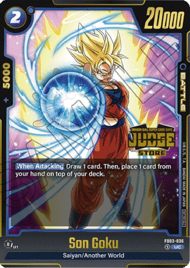 Son Goku - FB03-036 (Judge Pack (Store Judge) 02), Tournament and Championship Promos FB03-036