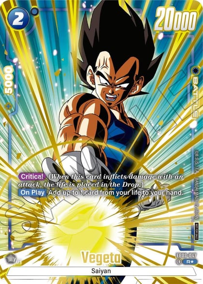 Vegeta (Alternate Art) (Limited Pack 01), Tournament and Championship Promos FB03-047