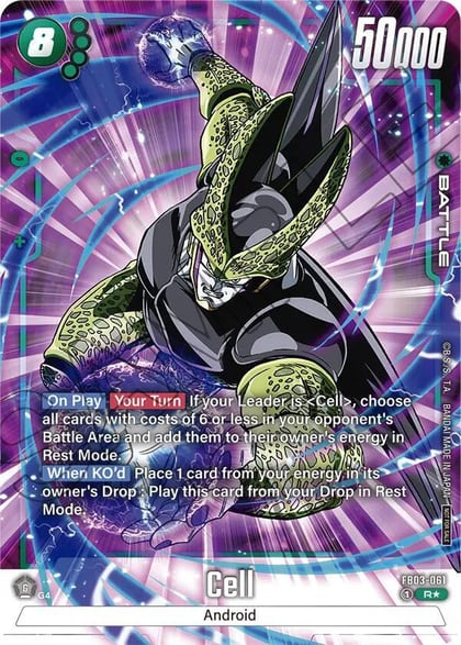 Cell (Tournament Pack -Winner- 03), Tournament and Championship Promos FB03-061