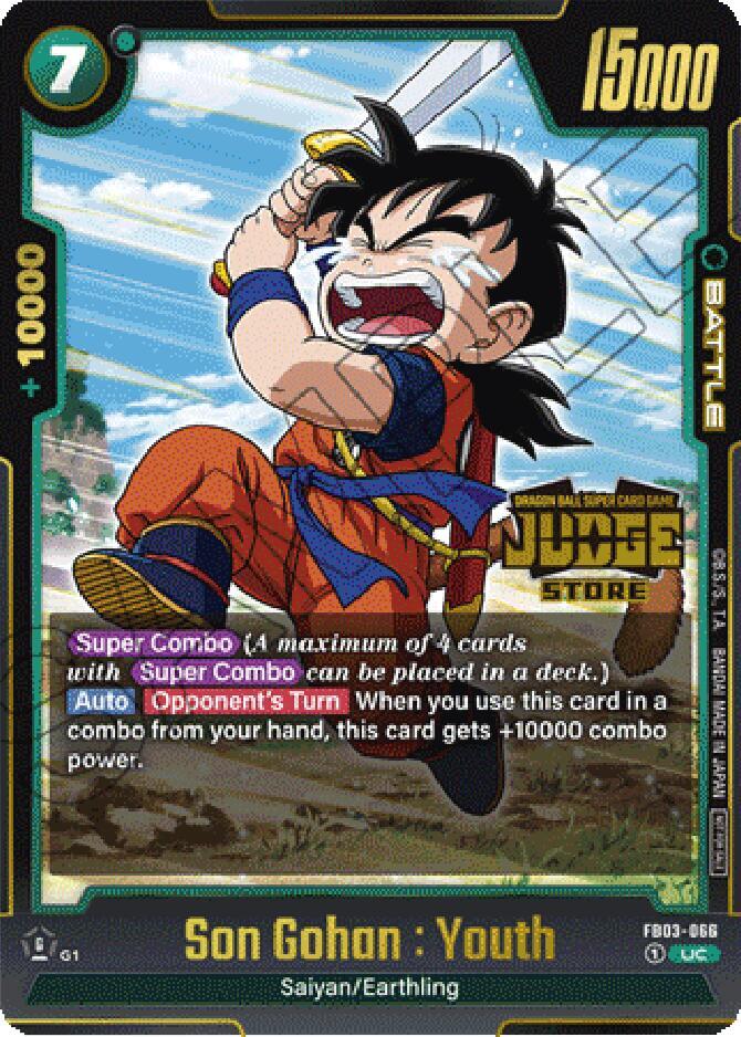Son Gohan : Youth - FB03-066 (Judge Pack (Store Judge) 02), Tournament and Championship Promos FB03-066