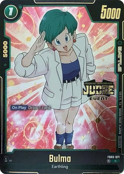 Bulma - FB03-071 (Judge Pack (Event Judge) 02), Tournament and Championship Promos FB03-071