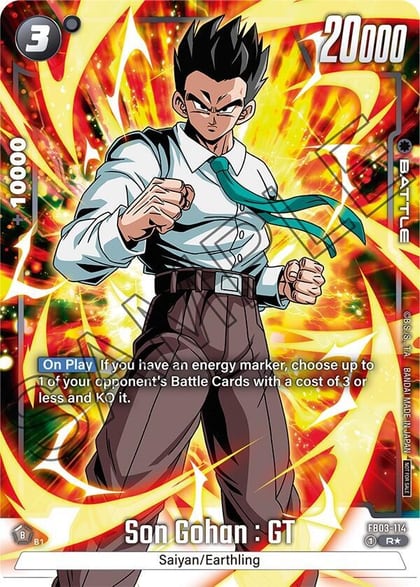 Son Gohan : GT (Tournament Pack -Winner- 04), Tournament and Championship Promos FB03-114