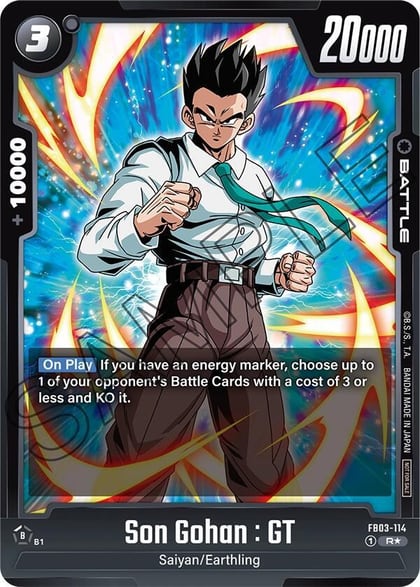 Son Gohan : GT (Tournament Pack 04), Tournament and Championship Promos FB03-114