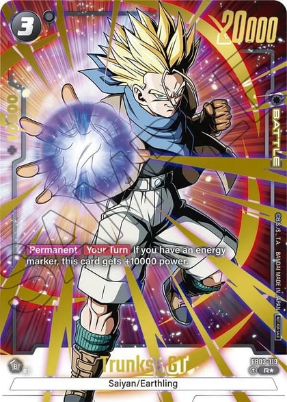 Trunks : GT - FB03-119 (Championship Pack 02) (Gold), Tournament and Championship Promos FB03-119