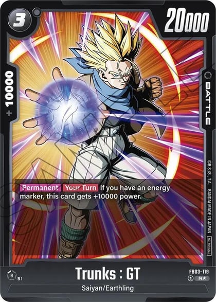 Trunks : GT - FB03-119 (Championship Pack 02), Tournament and Championship Promos FB03-119