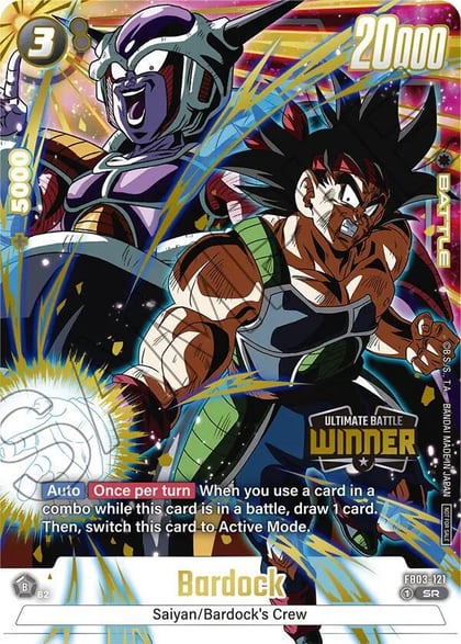 Bardock (Ultimate Battle Winner), Tournament and Championship Promos FB03-121