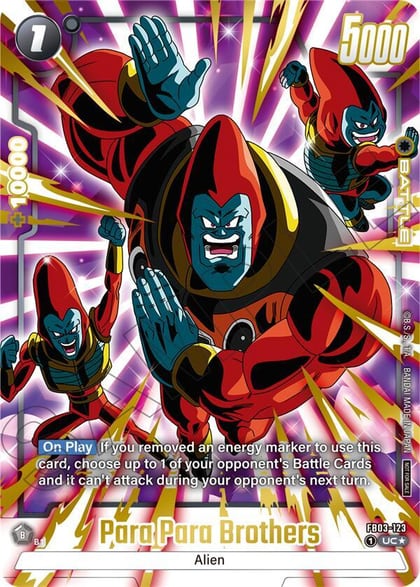 Para Para Brothers (Limited Pack 02) (Alternate Art), Tournament and Championship Promos FB03-123