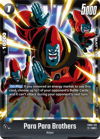 Para Para Brothers (Limited Pack 02), Tournament and Championship Promos FB03-123