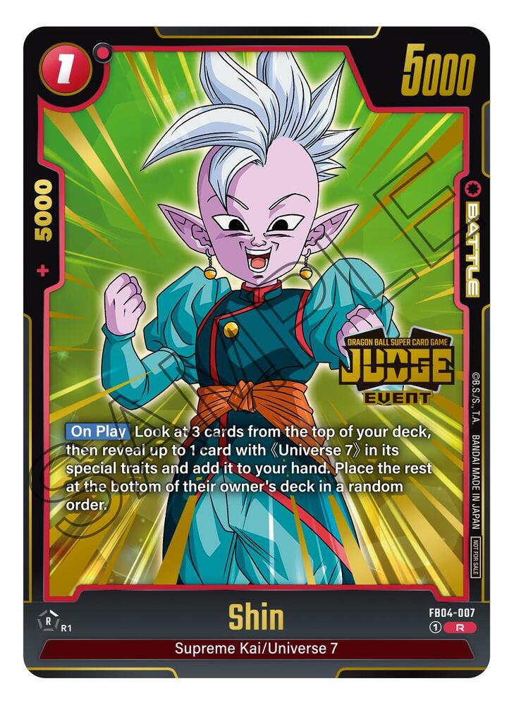 Shin (Judge Pack (Event Judge) 03), Tournament and Championship Promos FB04-007