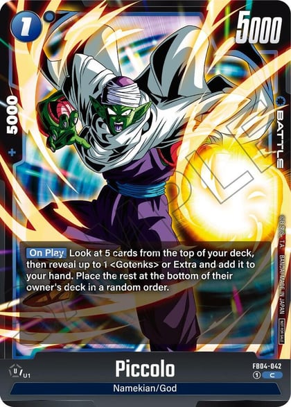 Piccolo (Limited Pack 01), Tournament and Championship Promos FB04-042