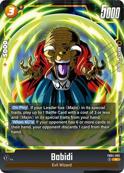 Babidi (Limited Pack 01), Tournament and Championship Promos FB04-085