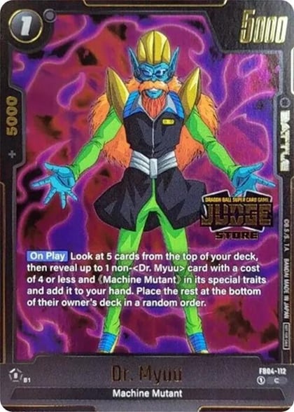 Dr. Myuu (Judge Pack (Store Judge) 03), Tournament and Championship Promos FB04-112