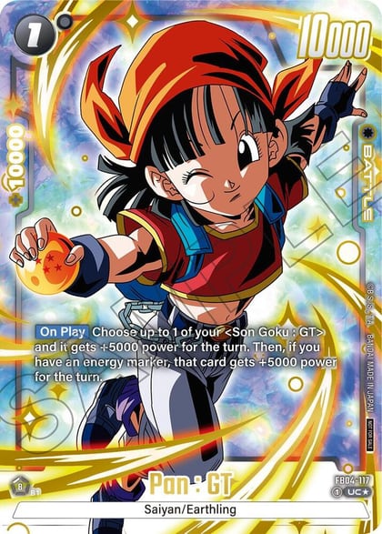 Pan : GT (Alternate Art) (Limited Pack 01), Tournament and Championship Promos FB04-117