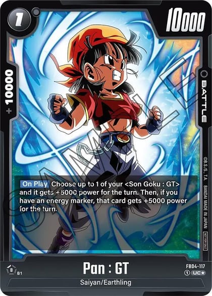 Pan : GT (Tournament Pack 05), Tournament and Championship Promos FB04-117