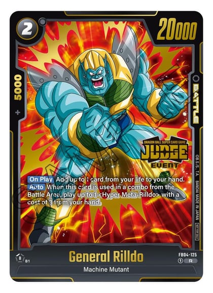 General Rilldo (Judge Pack (Event Judge) 03), Tournament and Championship Promos FB04-125