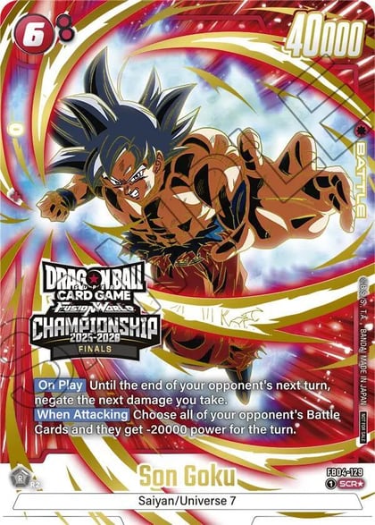 Son Goku - FB04-129 (Championship 2025-2026 Finals), Tournament and Championship Promos FB04-129