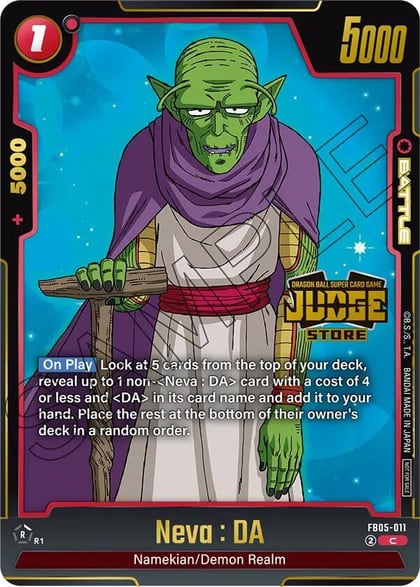 Neva : DA (Judge Pack (Store Judge) 04), Tournament and Championship Promos FB05-011