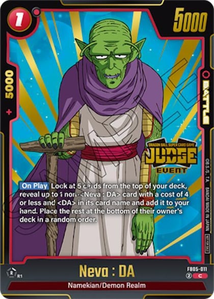 Neva : DA (Judge Pack (Event Judge) 04), Tournament and Championship Promos FB05-011
