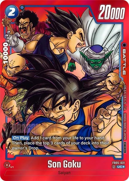 Son Goku - FB05-031 (Limited Pack MANGA Version 01), Tournament and Championship Promos FB05-031