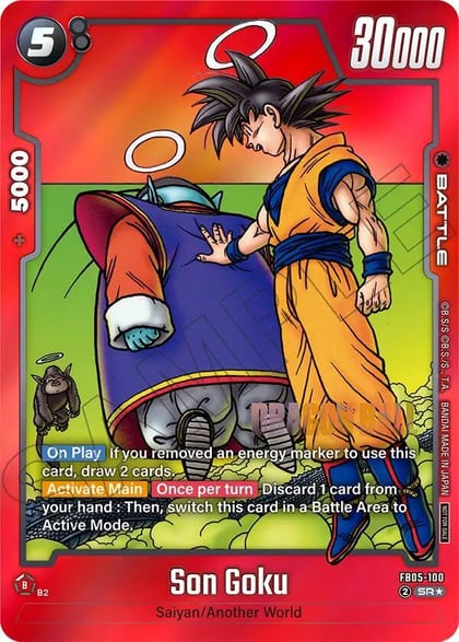 Son Goku - FB05-100 (Limited Pack MANGA Version 02), Tournament and Championship Promos FB05-100