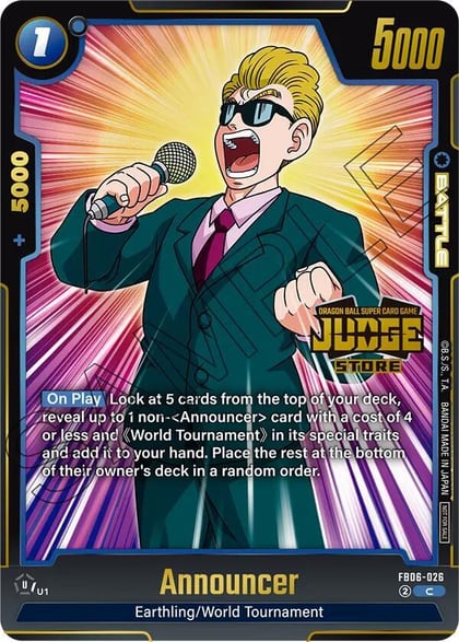Announcer (Judge Pack (Store Judge) 04), Tournament and Championship Promos FB06-026