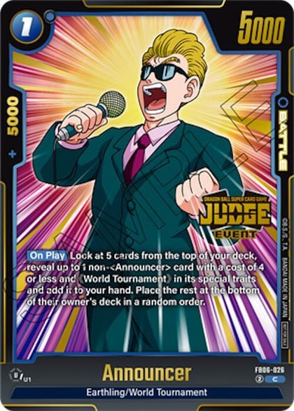 Announcer (Judge Pack (Event Judge) 04), Tournament and Championship Promos FB06-026