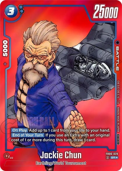 Jackie Chun (Limited Pack MANGA Version 01), Tournament and Championship Promos FB06-029