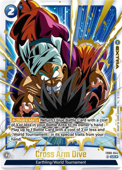 Cross Arm Dive (Limited Pack 02) (Alternate Art), Tournament and Championship Promos FB06-044