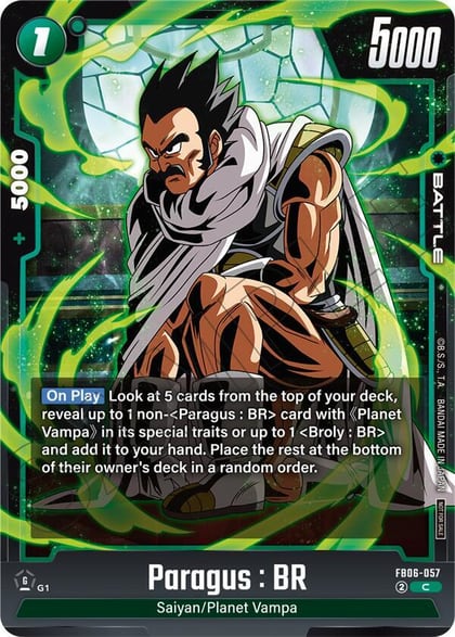 Paragus : BR (Limited Pack 02), Tournament and Championship Promos FB06-057