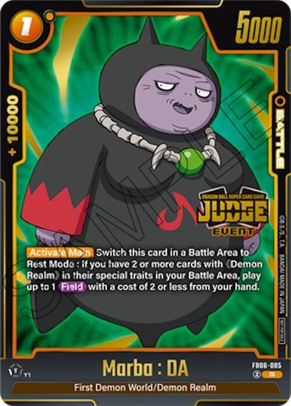 Marba : DA (Judge Pack (Event Judge) 04), Tournament and Championship Promos FB06-085