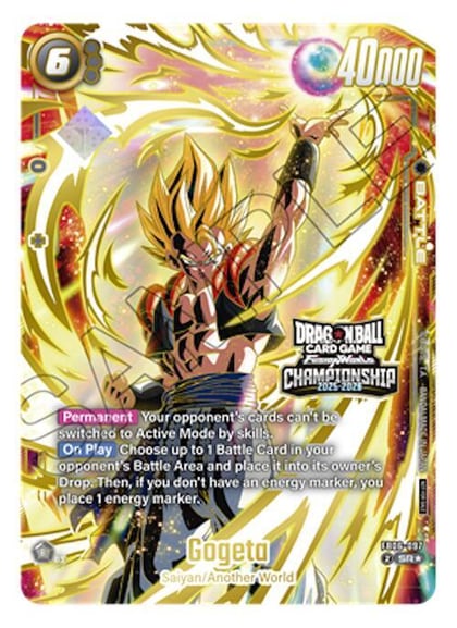Gogeta (Championship 2025-2026), Tournament and Championship Promos FB06-097