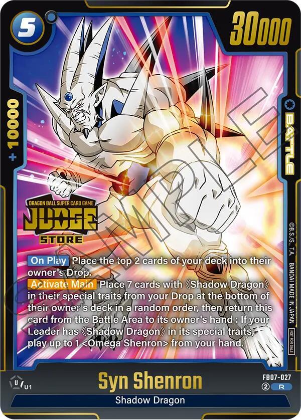 Syn Shenron (Judge Pack (Store Judge) 05), Tournament and Championship Promos FB07-027