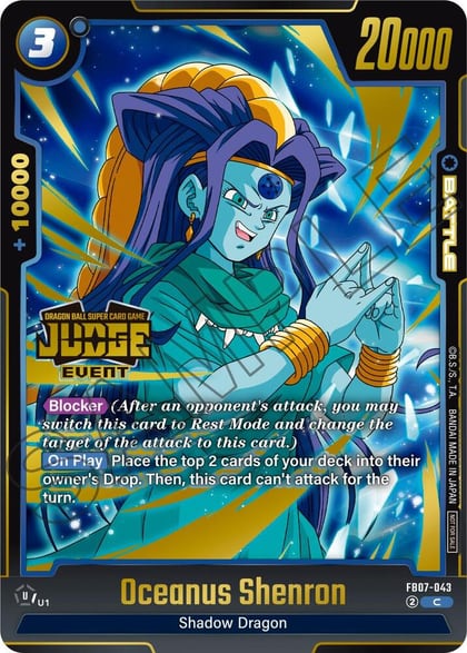 Oceanus Shenron (Judge Pack (Event Judge) 05), Tournament and Championship Promos FB07-043